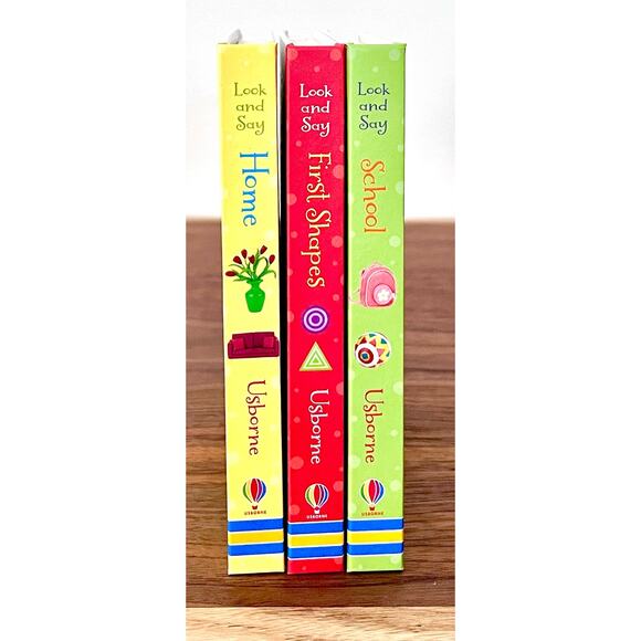 Usborne Look and Say Collection Home School Shapes (Three Pack) Litchfield Book - Picture 6 of 15